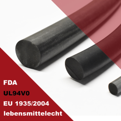 Viton® / FKM-Rundschnüre (Vollmaterial / FDA)