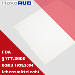 Gummi-Platten / Gummi-Matten (EPDM/SBR) - HokoRUB® FDA