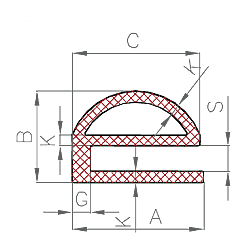 EPDM/NBR e-Profil Nr. 202