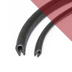 PVC-Kantenschutz mit Metallband Klemmbereich 1 - 12 mm