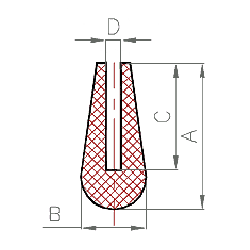 Silikon U-Profil Nr. 208