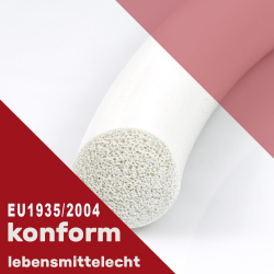 TPE Schaum-Rundschnüre Typ SEBS / FDA
