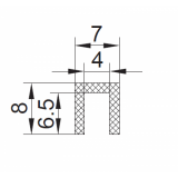 EPDM U-Profil