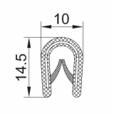 PVC-Kantenschutz mit Metallband