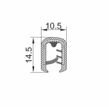 PVC-Kantenschutz mit Metallband