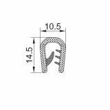 PVC-Kantenschutz mit Metallband