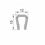 PVC-Kantenschutz mit Metallband