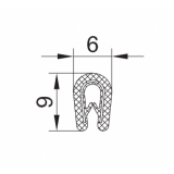 PVC-Kantenschutz mit Metallband