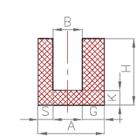 Silikon U-Profil Nr. 203