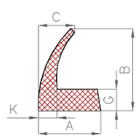 Silikon L-Profil Nr. 901