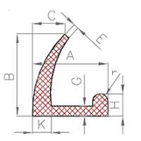 Silikon L-Profil Nr. 902