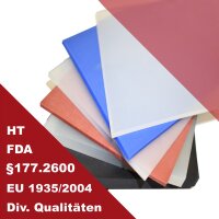 Silikon-Platten / Matten / Rollen / Abschnitte / FDA