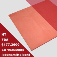 HokoFLEX® - Silikonplatten HT +300°C / FDA (60° Sh.) rotbraun