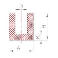 Silikon U-Profil Nr. 201