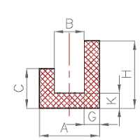 Silikon U-Profil Nr. 204