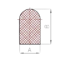 Silikon Halbrund-Profile (14 Profilformen)