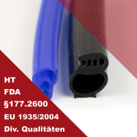 Kantenschutzprofile (Silikon, PVC, EPDM, TPE)