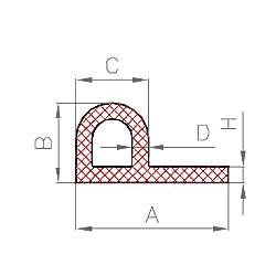 Silikon P-Profile / Noten-Profile...