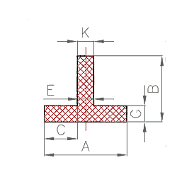 Silikon T-Profile  -&nbsp;W&auml;hlen Sie...