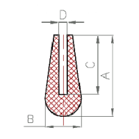 Silikon U-Profil Nr. 208