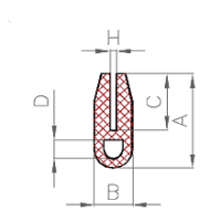 Silikon U-Profil Nr. 213