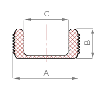 Silikon U-Profil Nr. 215