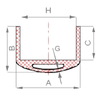 Silikon U-Profil Nr. 216