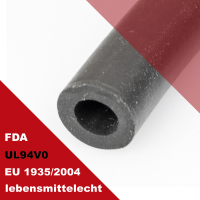 Viton®-Schläuche 70° Shore A (lebensmittelecht gem. FDA)