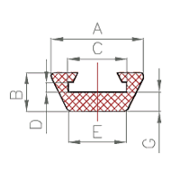 Silikon C-Profil Nr. 502