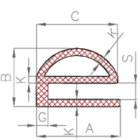 Silikon e-Profil Nr. 704