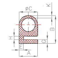 Silikon e-Profil Nr. 705