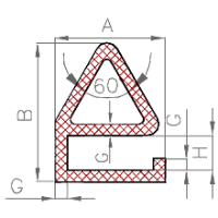 Silikon e-Profil Nr. 707