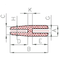 Silikon H-Profil Nr. 802