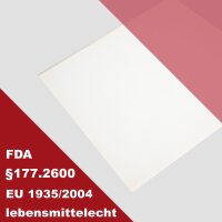 HokoFLEX® - Silikonplatten transparent / FDA (40°-60° Sh.)
