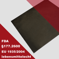 HokoFLEX® - Silikonplatten schwarz / FDA (60° Sh.)