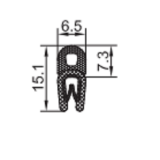 PVC-Kantenschutz Metall/Moosgummi Co-Extrusion