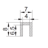 EPDM U-Profil