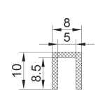 EPDM U-Profil