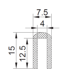 EPDM U-Profil