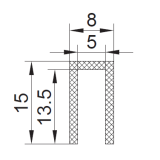 EPDM U-Profil