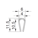 EPDM U-Profil