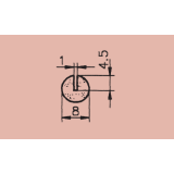 EPDM-Moosgummi U-Profil