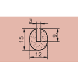 EPDM-Moosgummi U-Profil