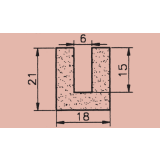 EPDM-Moosgummi U-Profil