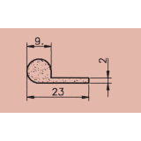 EPDM-Moosgummi P-Profil