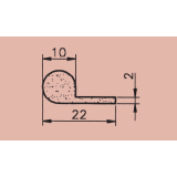 EPDM-Moosgummi P-Profil