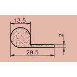 EPDM-Moosgummi P-Profil